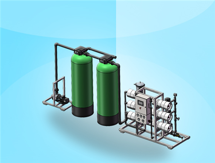 3噸/時反滲透設備，廣西純水處理，廣西水處理廠家