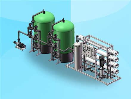 8噸/時 反滲透設(shè)備，廣西水處理生產(chǎn)廠家長期提供純水設(shè)備