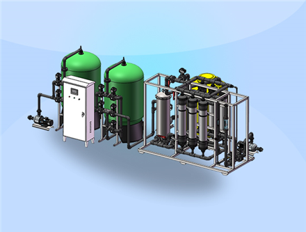 8~10T/H(每小時出水8~10噸)超濾凈水設備
